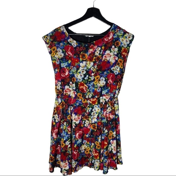 Alice+Olivia Matilda Bouquet Floral Silk dress - Picture 4 of 6